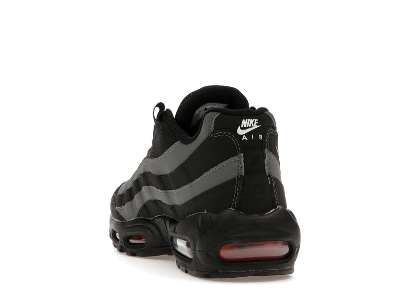 Nike Air Max 95 Black Grey Safety Orange - Black/Grey/Safety Orange - DX2657-001 - 25