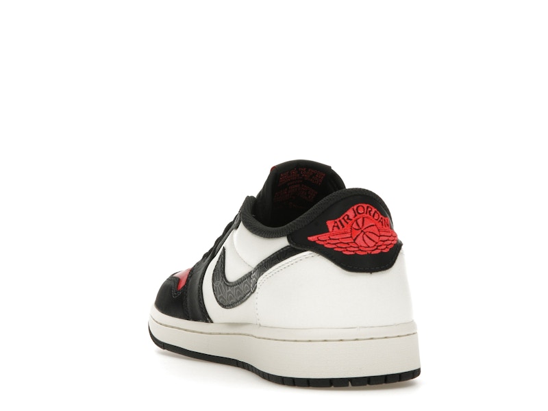 Air Jordan 1 Retro Low OG Psg Paris Saint Germain - Sail/Off Noir-Infrared 23-Pink Oxford - HF8828-100 - 25