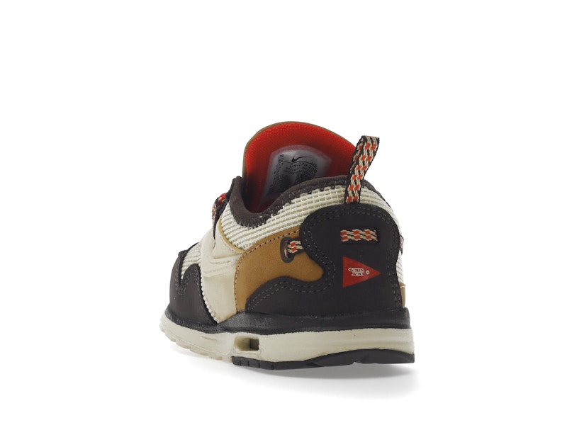 Nike Air Max 1 Travis Scott Cactus Jack Baroque Brown (TD) - Baroque Brown/Lemon Drop/Wheat/Chile Red - DN4170-200 - 25