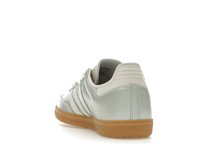 adidas Samba OG Linen Green Metallic (Women's) - Linen Green Metallic/Off White/Cyber Metallic - IG1965 - 25