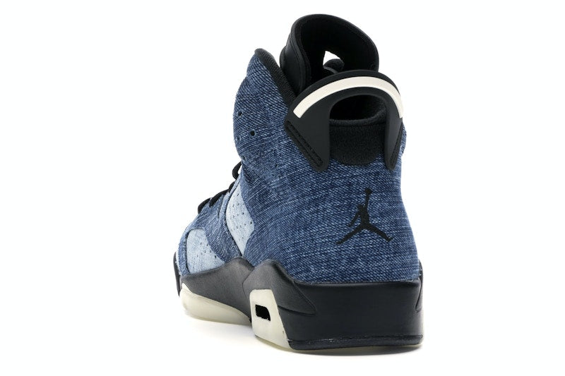 Air Jordan 6 Retro Washed Denim - Washed Denim/Sail-Varsity Red-Black - CT5350-401 - 25