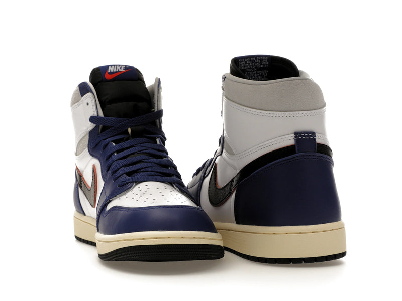 Air Jordan 1 Retro High OG Rare Air - White/Black-Neutral Grey-Deep Royal Blue-Muslin - DZ5485-100 - 25