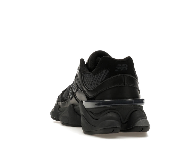 New Balance 9060 Triple Black Leather - U9060NRI - 25
