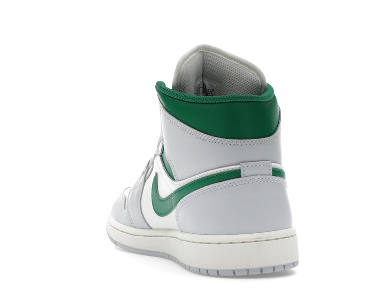 Air Jordan 1 Mid White Pure Platinum Pine Green - Summit White/Pure Platinum/Sail/Pine Green - DQ8426-142 - 25