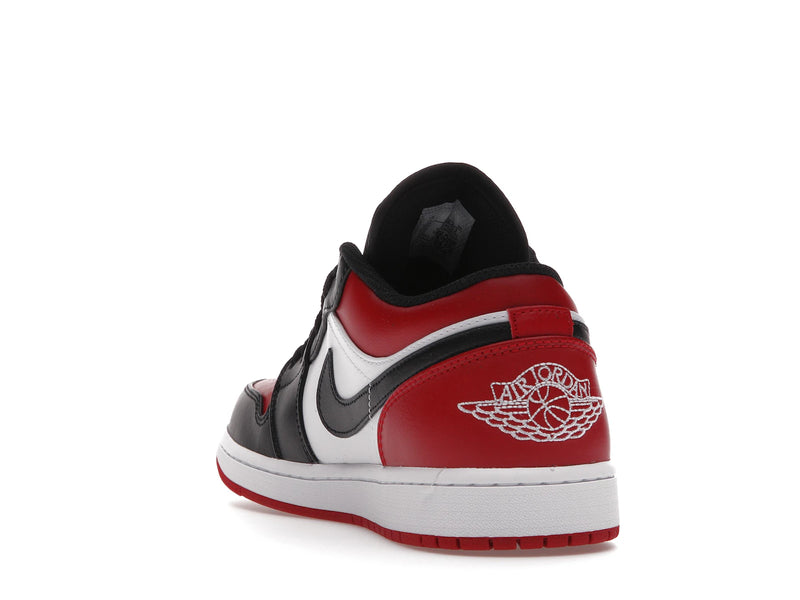 Air Jordan 1 Low Bred Toe - Gym Red/White-Black - 553558-612 - 25