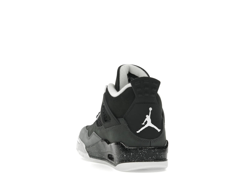 Air Jordan 4 Retro Fear (2024) (GS) - Black/White/Anthracite/Black/Pure Platinum - FQ8213-002 - 25