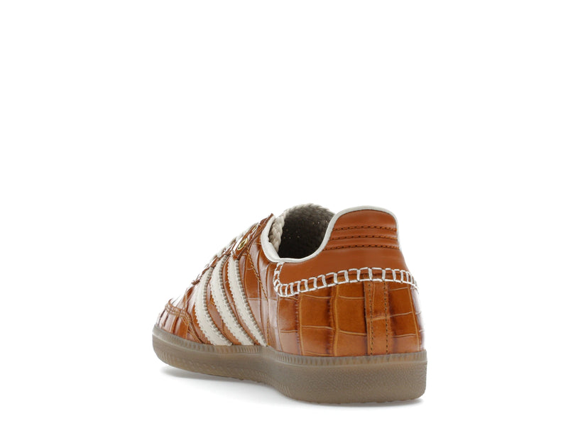 Adidas Samba Wales Bonner Brown Croc - Supplier Color/Wonder White/Night Brown - JH9826 - 25