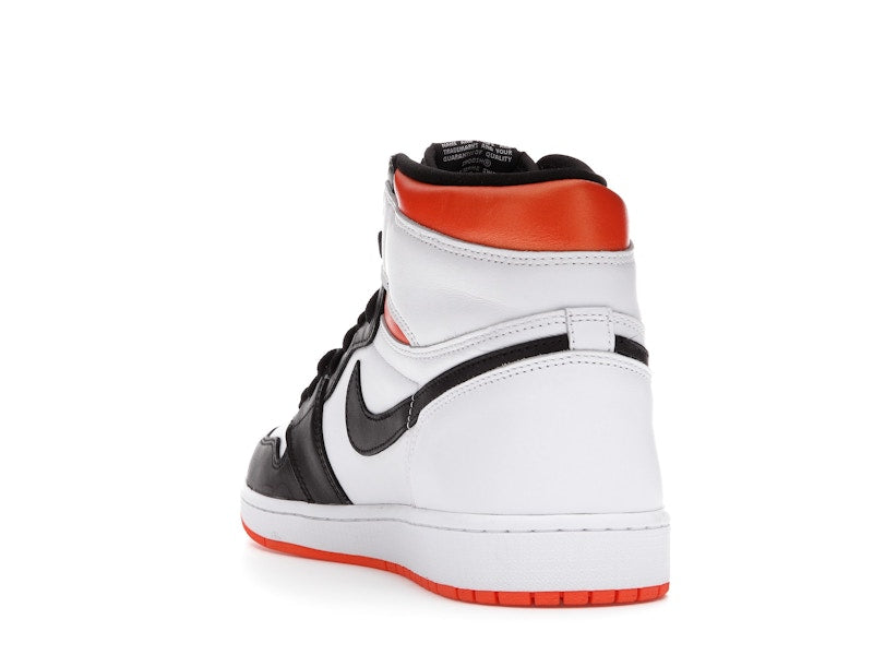 Air Jordan 1 Retro High Electro Orange - White/Electro Orange-Black - 555088-180 - 25