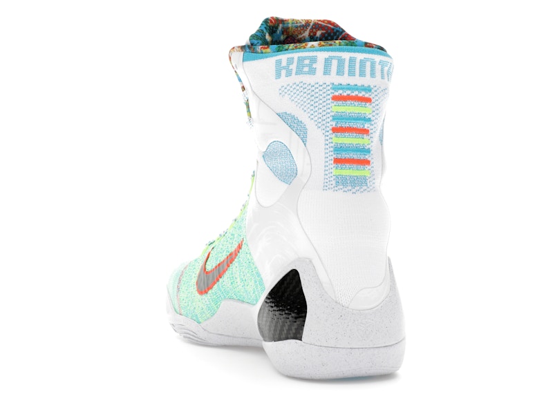 Nike Kobe 9 Elite Protro What The (2025) - White/Reflective Silver-Chlorine Blue-Black - FZ7335-101 - 25