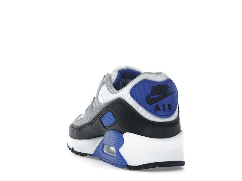Nike Air Max 90 Hyper Royal - White/Light Smoke Grey/Black/Particle Grey - DM0029-112 - 25
