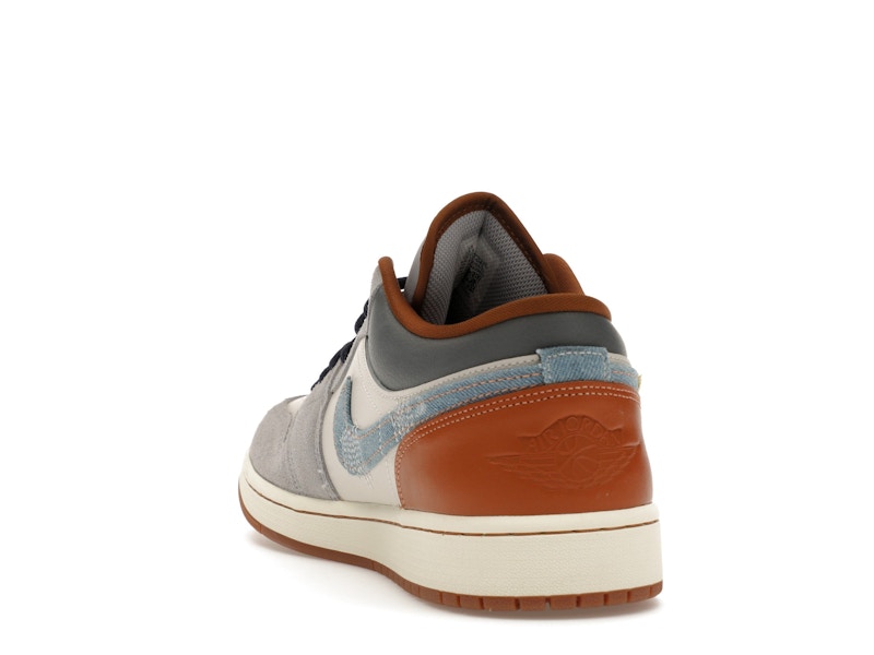 Jordan 1 Low SE Phantom Repaired Denim Swoosh - vue 26