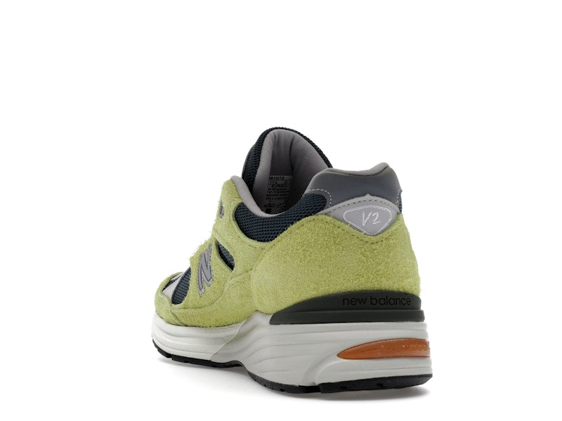 New Balance 991v2 MiUK Grape Sorbet - Beechnut/Trekking Green - U991GT2 - 25