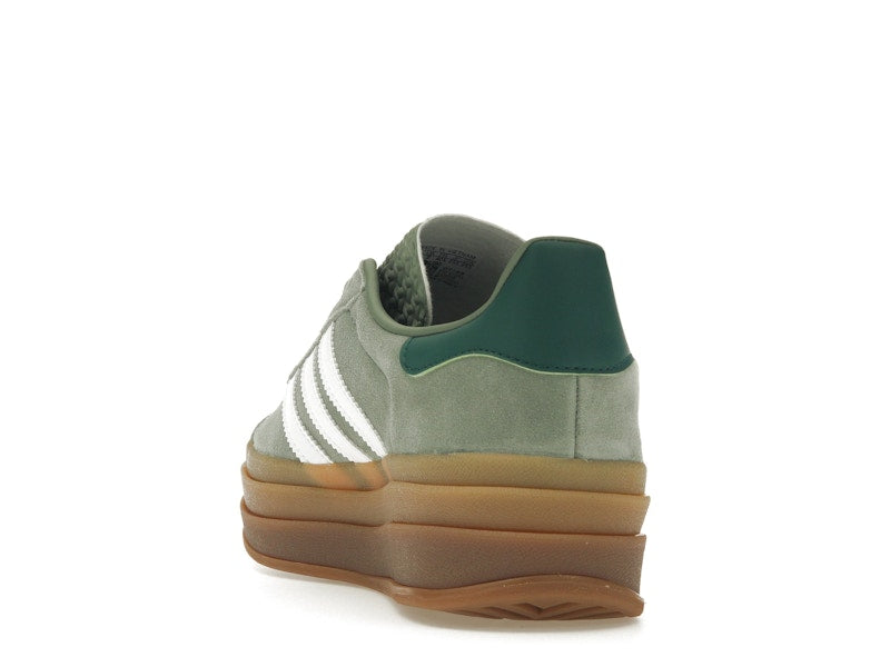 adidas Gazelle Bold Silver Green Gum (Womens) - Silver Green/Cloud White/Collegiate Green - ID6998 - 25