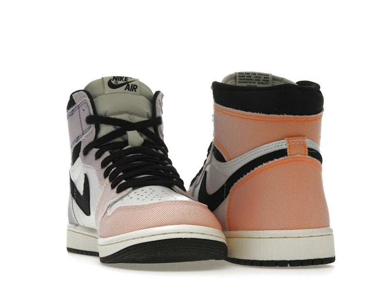 Air Jordan 1 Retro High OG Skyline - Vivid Orange/Black/Iced Lilac/True Blue/Sail - DX0054-805 - 25