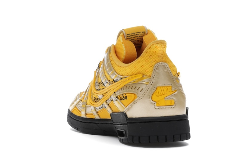 Nike Air Rubber Dunk Off White University Gold - view 25