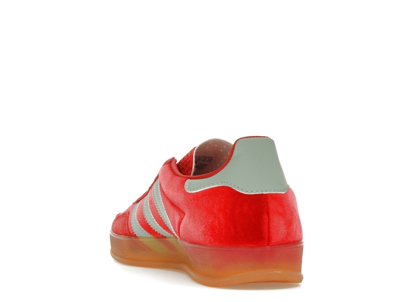 adidas Gazelle Indoor Better Scarlet Hazy Green (Women's) - Better Scarlet/Hazy Green/Gum - IG6786 - 25