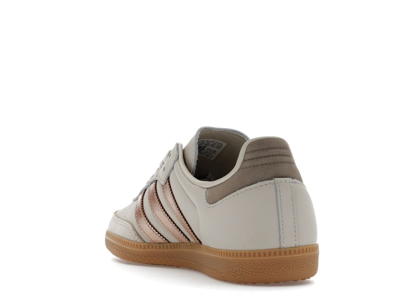 Adidas Samba OG Clear Brown Copper Metallic Putty Beige - Clear Brown/Copper Metallic/Putty Beige - JR7341 - 25