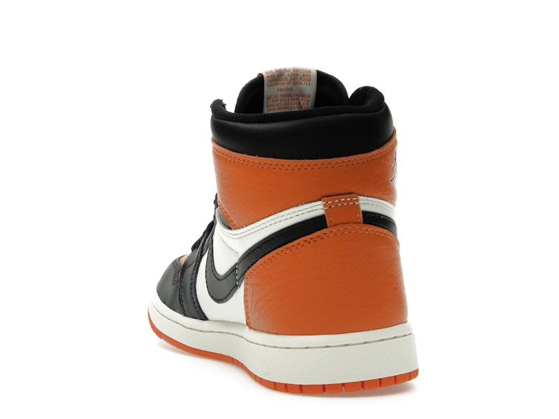 Air Jordan 1 Retro High OG Shattered Backboard (2025) - Black/Black-Sail-Starfish - DZ5485-008 - 25