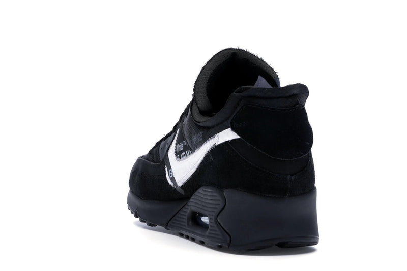 Nike Air Max 90 Off White Black - Black/Black-Cone-White - AA7293-001 - 25