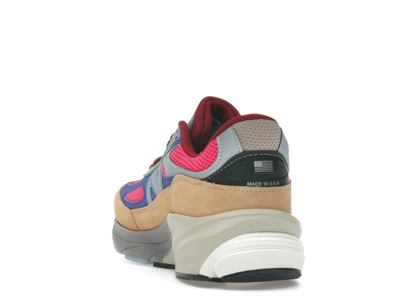 New Balance 990v6 Miusa Action Bronson Ainozama - Beige/Purple/Pink - U990AT6 - 25