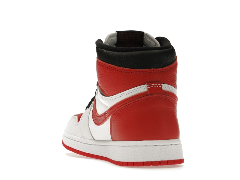 Air Jordan 1 Retro High OG Heritage - White/University Red-Black - 555088-161 - 25