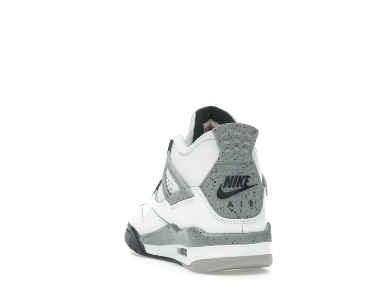 Air Jordan 4 Retro White Cement (2025) (GS) - Summit White/Fire Red-Tech Grey-Black - IB4171-100 - 25