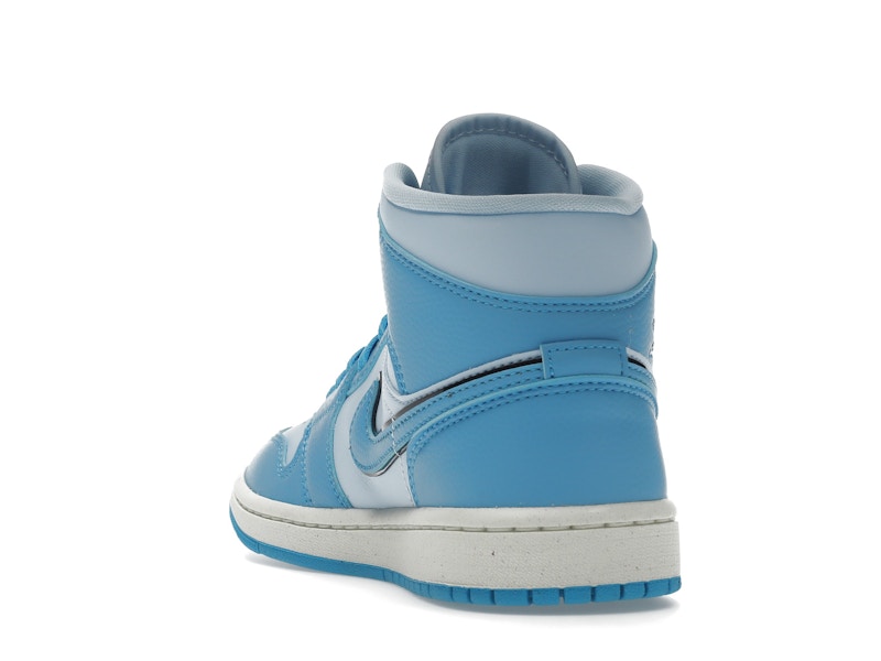 Air Jordan 1 Mid SE Ice Blue (Women's) - Ice Blue/Black/Sail/Dark Powder Blue - DV1302-400 - 25