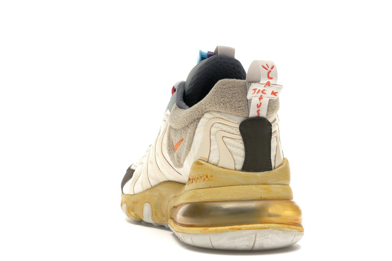 Nike Air Max 270 React Travis Scott - Light Cream/Dark Hazel-Mica Green-Starfish - CT2864-200 - 25