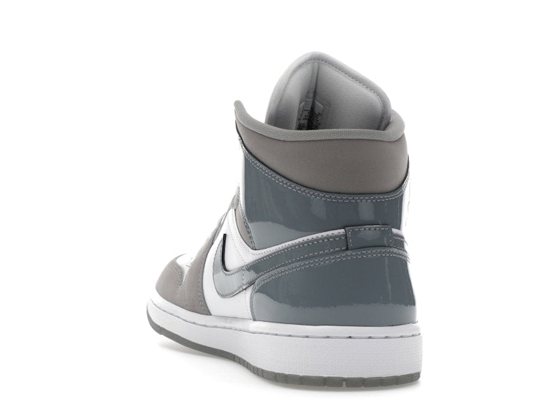Air Jordan 1 Mid SE White Medium Grey Cool Grey - widok 25