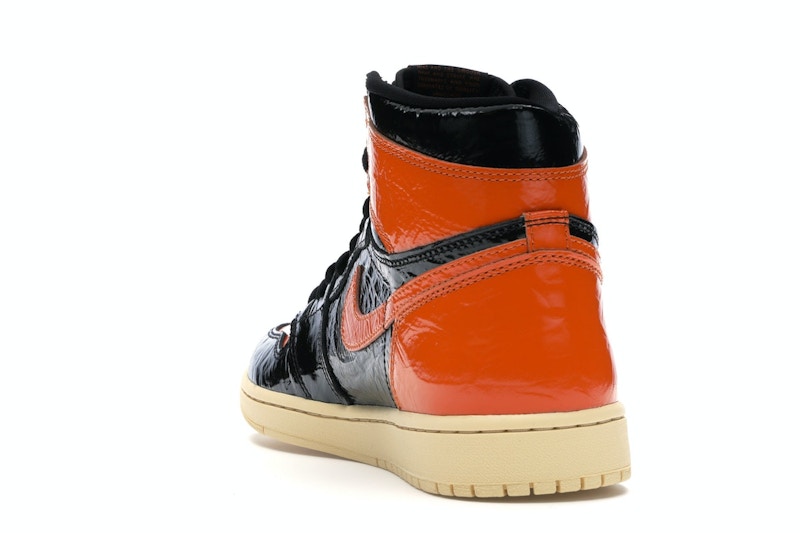 Air Jordan 1 Retro High Shattered Backboard 3 - Black/Pale Vanilla-Starfish - 555088-028 - 25