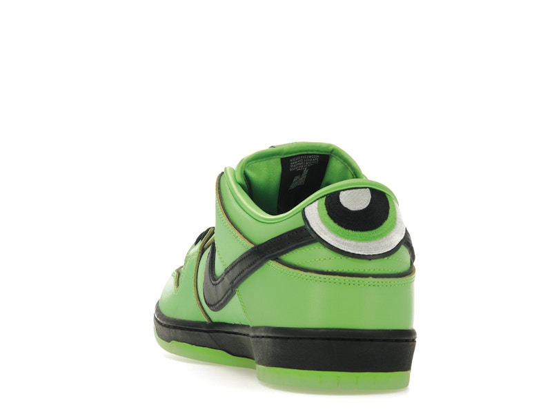 Nike SB Dunk Low The Powerpuff Girls Buttercup - Mean Green/Black/Lotus Pink - FZ8319-300 - 25