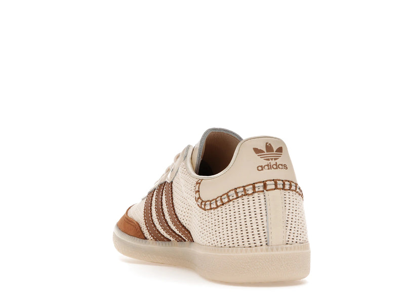 Adidas Samba Wales Bonner Cream White - Cream White/Brown/Cream White - FX7720 - 25