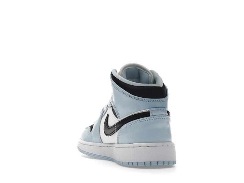 Air Jordan 1 Mid Ice Blue (GS) - Ice Blue/Black-Sail-White - 555112-401 - 25