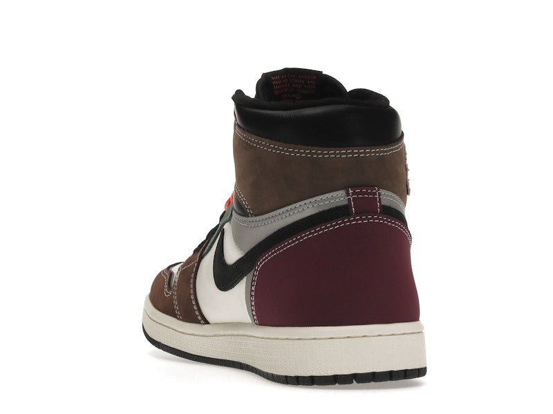 Air Jordan 1 Retro High OG Hand Crafted - Black/Archaeo Brown-Dark Chocolate - DH3097-001 - 25