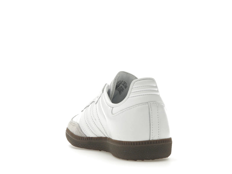 Adidas Samba Cloud White Blue Gum - Cloud White/Cloud White/Gum - IE3439 - 25