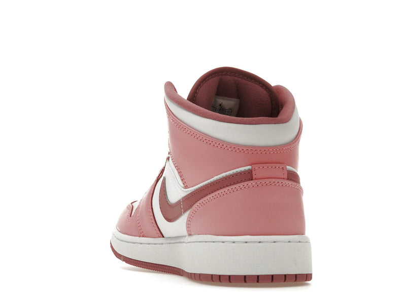 Air Jordan 1 Mid Valentines Day (2023) (GS) - Coral Chalk/Desert Berry/White - DQ8423-616 - 25