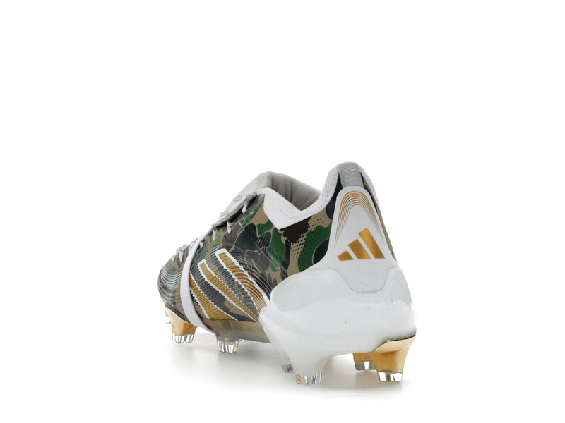 Adidas Predator Elite Foldover Tongue Fg Bape Green Camo - Hemp/Gold Metallic/White - JS3104 - 25