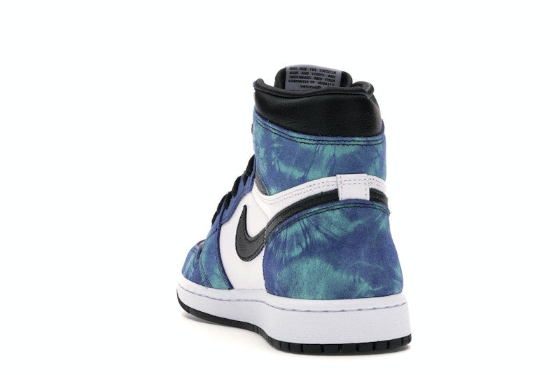 Air Jordan 1 Retro High Tie Dye (W) - White/Black-Aurora Green - CD0461-100 - 25