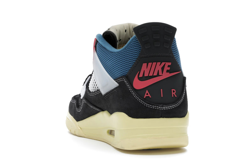 Air Jordan 4 Retro Union Off Noir - Off-Noir/Brigade Blue-Dark Smoke Grey-Light Fusion Red - DC9533-001 - 25