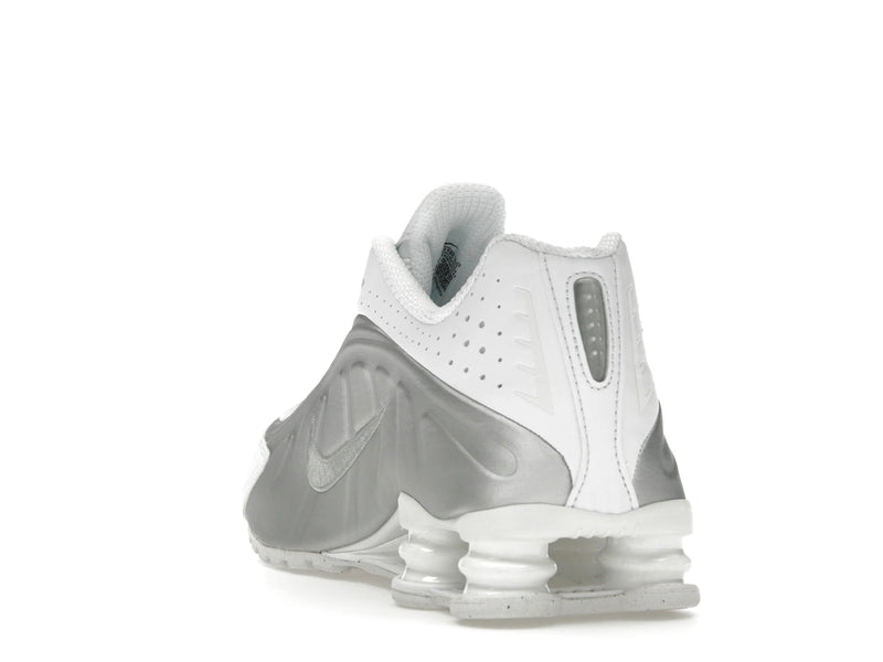 Nike Shox R4 White Bright Crimson Metallic Silver - White/White/Bright Crimson/Metallic Silver - HQ1988-101 - 25
