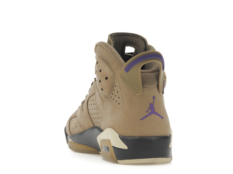Air Jordan 6 Retro Gore Tex Brown Kelp - Brown Kelp/Team Gold/Shadow Brown/Court Purple - FD1643-300 - 25