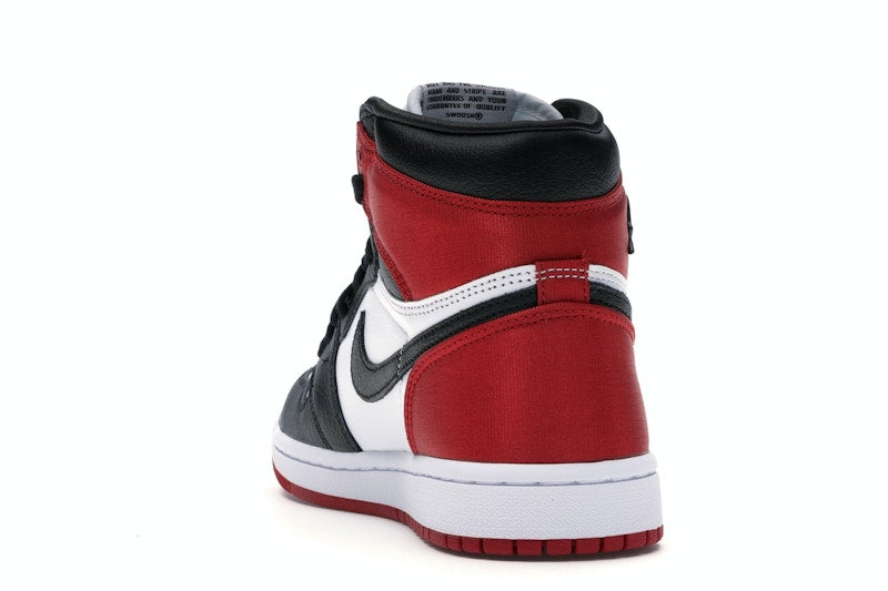 Air Jordan 1 Retro High Satin Black Toe (W) - Black/White-University Red - CD0461-016 - 25