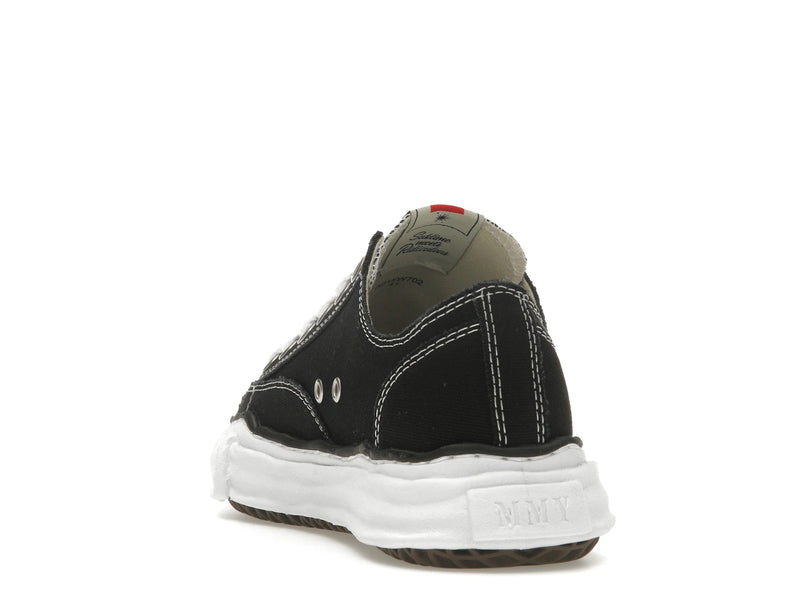 Maison Mihara Yasuhiro Peterson OG Sole Canvas Low - White/Black - A01FW702-BLK - 25