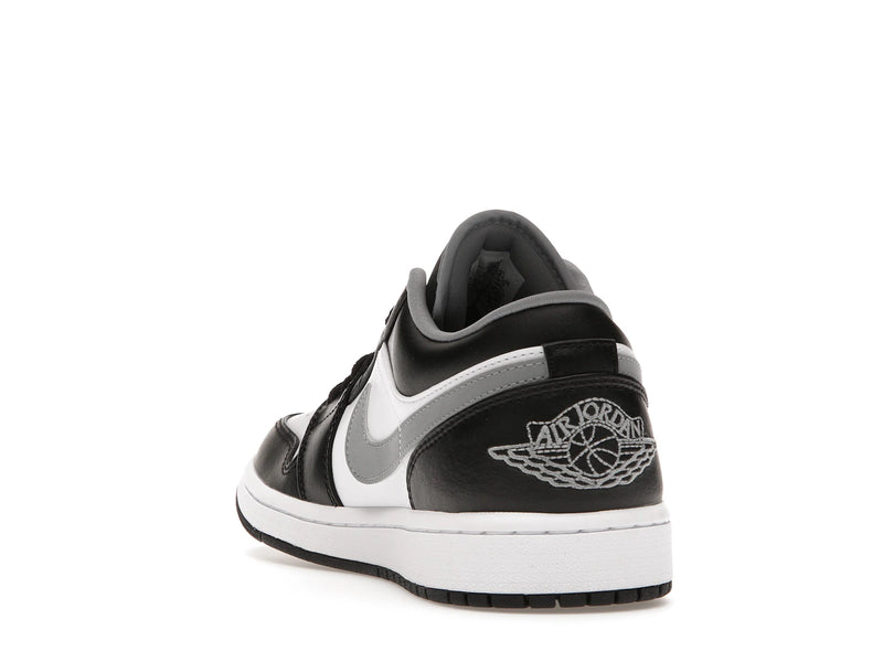 Air Jordan 1 Low Black White Grey - Black/Particle Grey-White - 553558-040 - 25