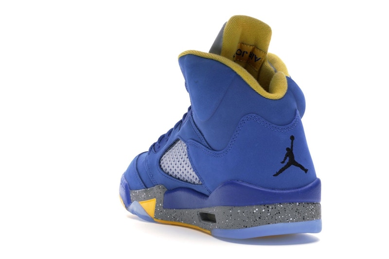Jordan 5 Retro JSP Laney Varsity Royal - vue 26