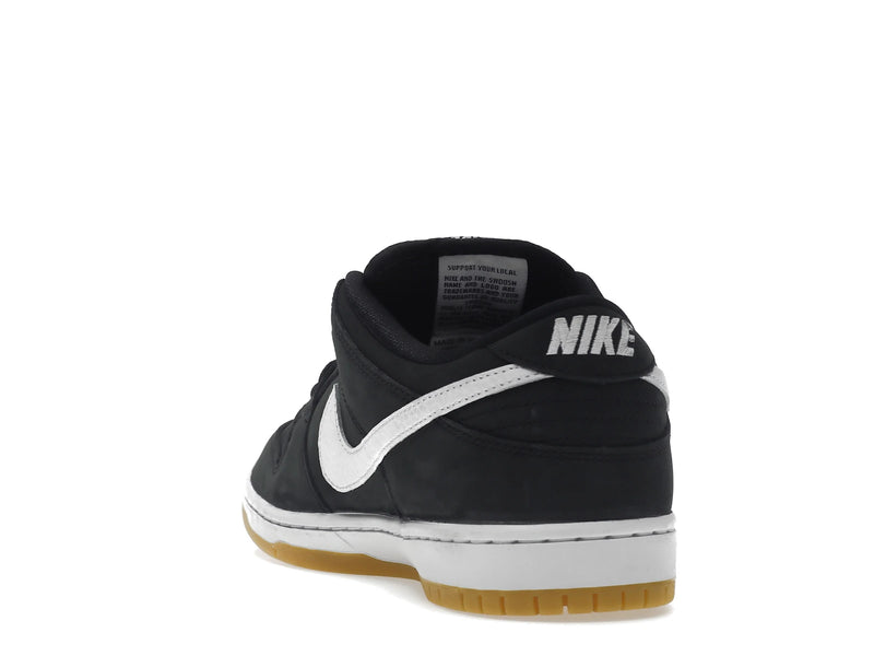 Nike SB Dunk Low Pro Black Gum - Black/White/Black/Gum Light Brown - CD2563-006 - 25