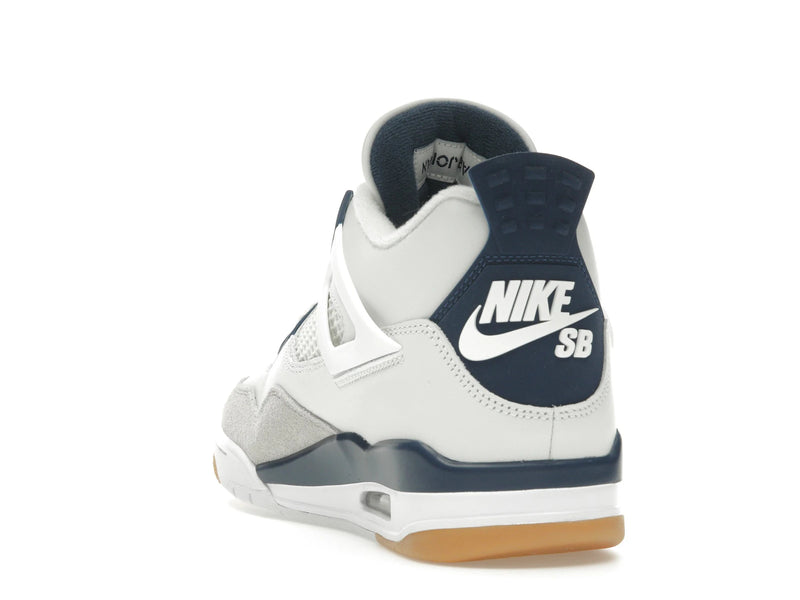Air Jordan 4 Retro SB Navy - Summit White/White/Navy/Neutral Grey/Gum Yellow/Varsity Red - DR5415-100 - 25