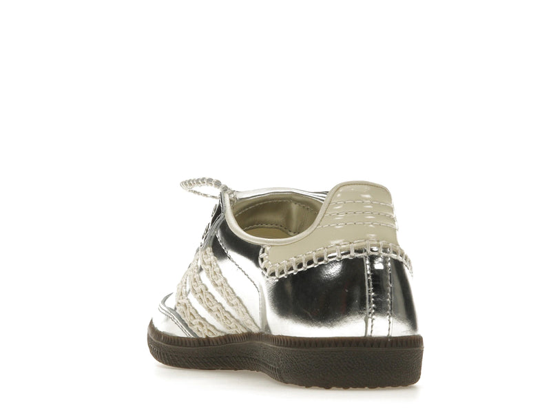 Adidas Samba Wales Bonner Silver - Silver Metallic/Cream White/Grey One - IG8181 - 25