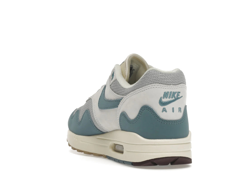 Nike Air Max 1 Patta Waves Noise Aqua With Bracelet - Metallic Silver/Noise Aqua-Pure Platinum - DH1348-004 - 25