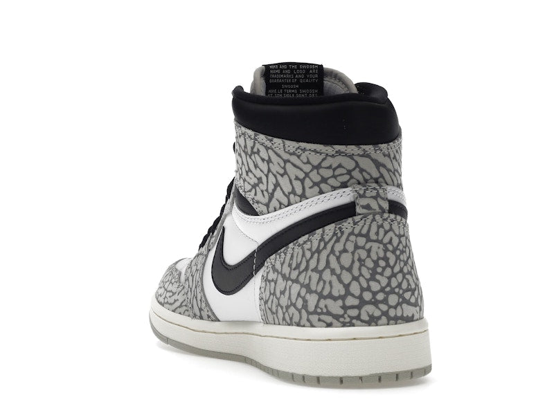 Air Jordan 1 Retro High OG White Cement - Tech Grey/Muslin/Black/White - DZ5485-052 - 25